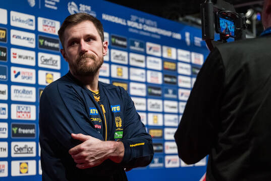 Albin Lagergren of Sweden looks dejected