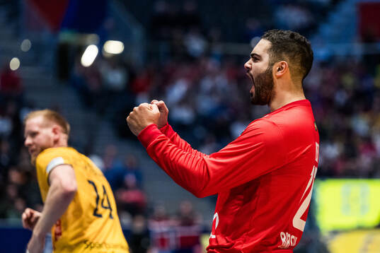 Goalkeeper Rangel da Rosa of Brazil celebrates