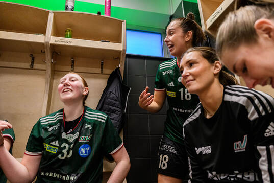 OV Helsingborgs Magdalena Luckander och Sofia Andersen