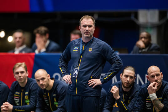 Head coach Michael Apelgren of Sweden