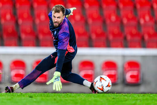 Goalkeeper Ricardo Friedrich of Malmö FF