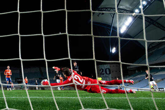 Goalkeeper Rasmus Sandberg of Rosenborg