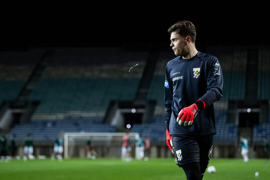 Goalkeeper Linus Dahlgren of IFK Göteborg