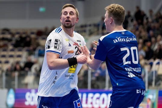 Ystad IFs Anton Månsson och Alingsås Arvid Andreasson