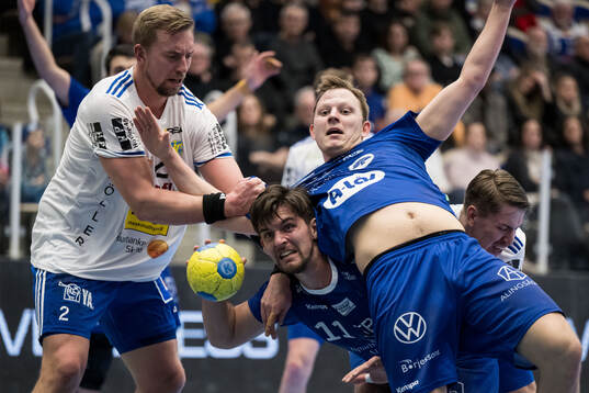 Ystad IFs Anton Månsson och Alingsås Alexander Regen och