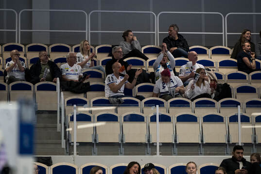 Ystad supportrar på läktaren