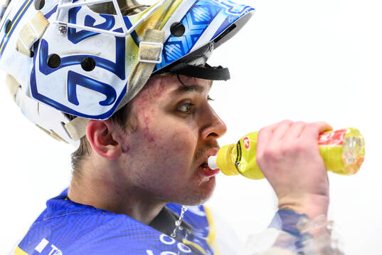 Leksands målvakt Marcus Gidlöf