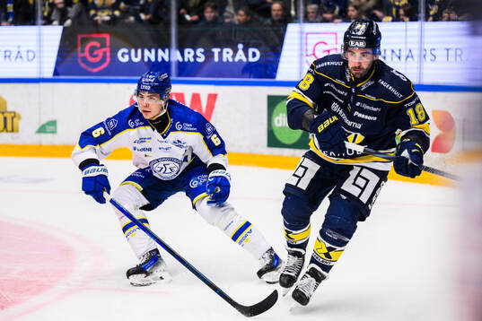Leksands Alexander Lundqvist och HV71s Joseph Laleggia