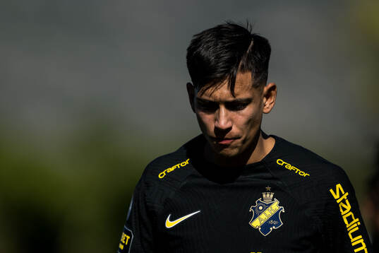 Danilo Al-Saed of AIK looks dejected