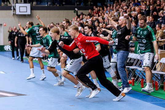 Varbergs spelare jublar