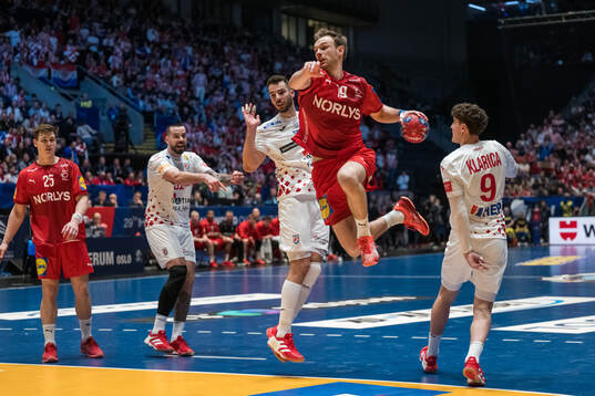 Mathias Gidsel of Denmark
