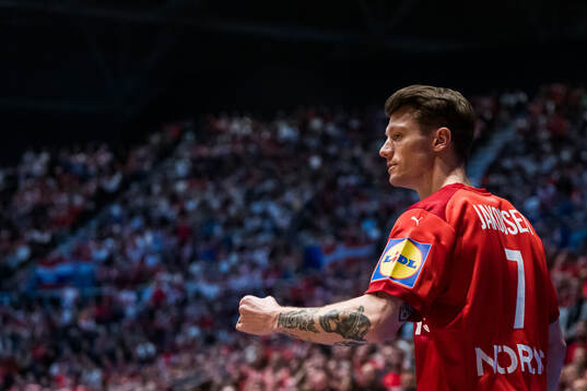 Emil Manfeldt Jakobsen of Denmark celebrates