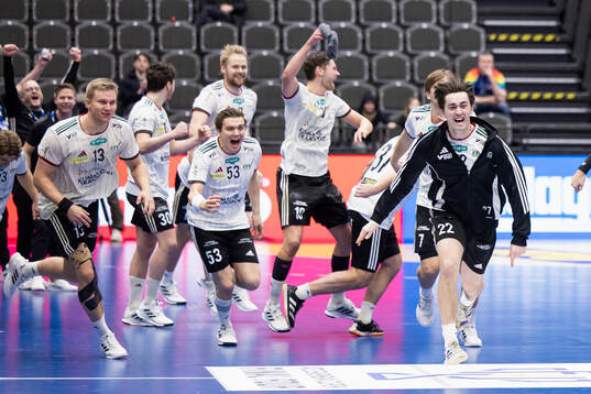 OV Helsingborgs spelare jublar