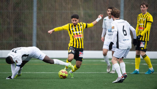 IFK Hässleholms Jan Al Salo i träningsmatchen mellan IFK