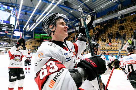 Malmö Redhawks Fredrik Händemark jublar