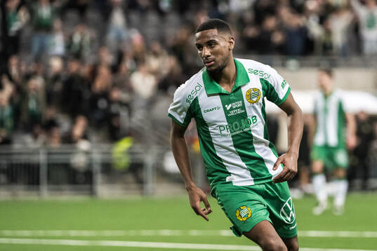 Hammarbys Paulos Abraham jublar