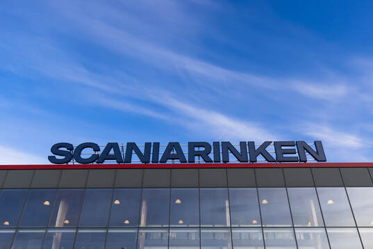 Vy över Scaniarinken