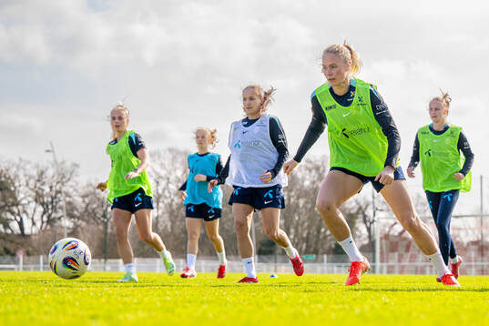 Guro Bergsvand of the Norwegian women's national football