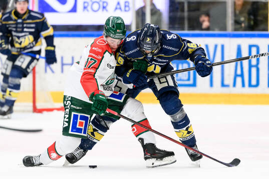 Frölundas Isac Born och HV71s Joona Luoto