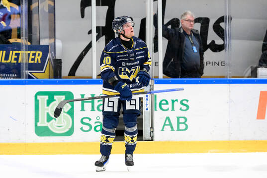 HV71s Oskar Stål-Lyrenäs deppar