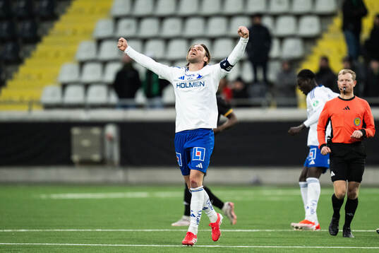 IFK Norrköpings Christoffer Nyman jublar