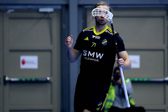 AIK's Helmer Hernegran jublar