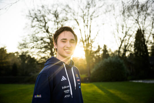 Gabriel Wallmark of the Swedish national athletics team