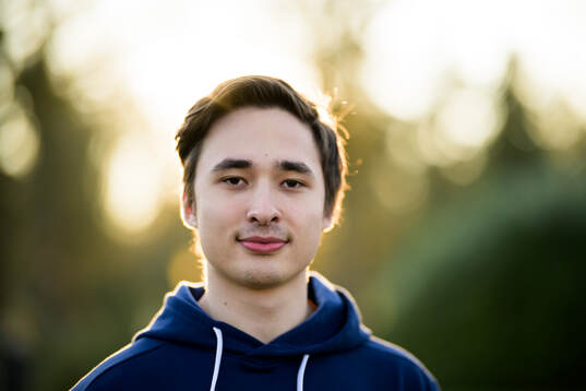 Gabriel Wallmark of the Swedish national athletics team