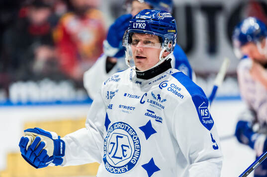 Leksands Patrik Zackrisson deppar