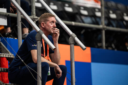 Yannick Tregaro coach of Gabriel Wallmark of Sweden (not in