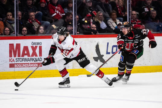 Malmö Redhawks Robin Salo och Örebros Christopher