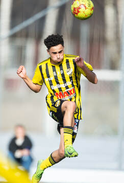 IFK Hässleholms Zeidan Sala nickar i träningsmatchen
