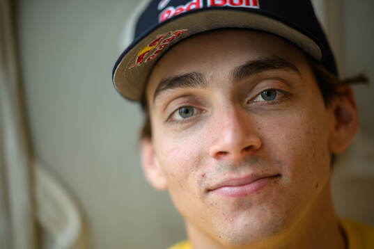 Armand Duplantis poses for a portrait