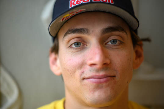 Armand Duplantis poses for a portrait