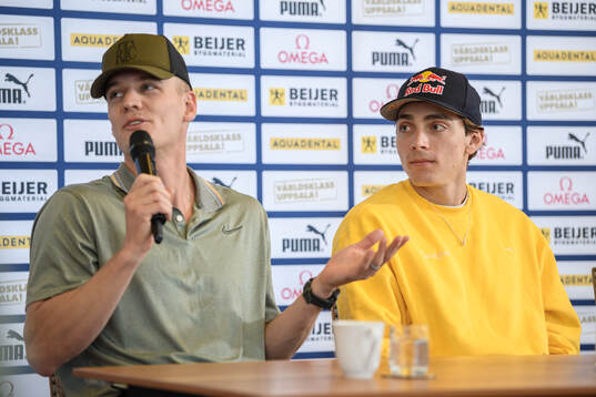Sam Kendricks and Armand Duplantis