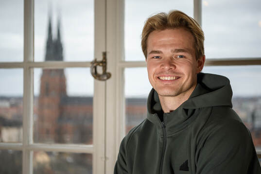 Sondre Guttormsen poses for a portrait