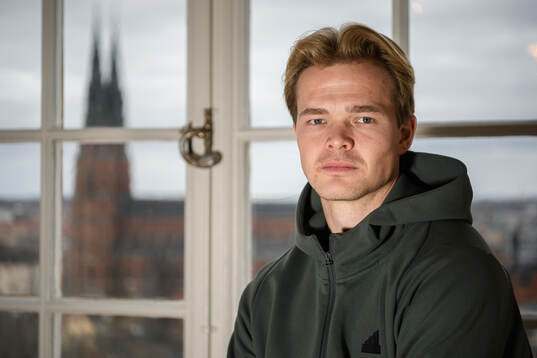 Sondre Guttormsen poses for a portrait