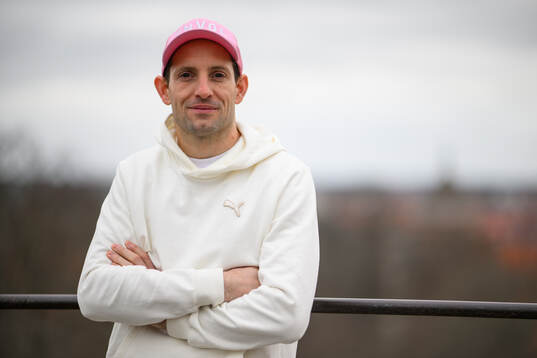Renaud Lavillenie poses for a portrait