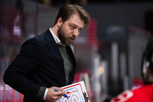 Frölundas assisterande tränare Marcus Anselm
