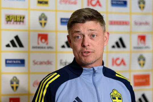 Head coach Jon Dahl Tomasson of the Swedish men's national