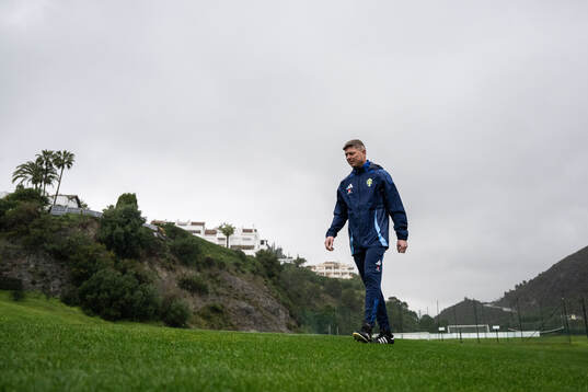 Head coach Jon Dahl Tomasson of the Swedish men's national