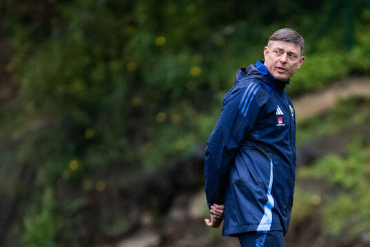 Head coach Jon Dahl Tomasson of the Swedish men's national