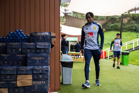 Anthony Elanga of the Swedish men's national football team