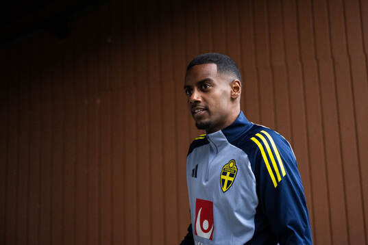 Alexander Isak of the Swedish men's national football team