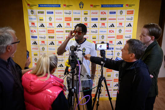 Anthony Elanga of the Swedish men's national football team