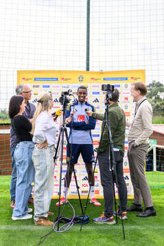 Alexander Isak of the Swedish men's national football team