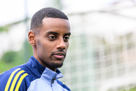 Alexander Isak of the Swedish men's national football team