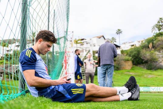 Besfort Zeneli of the Swedish men's national football team