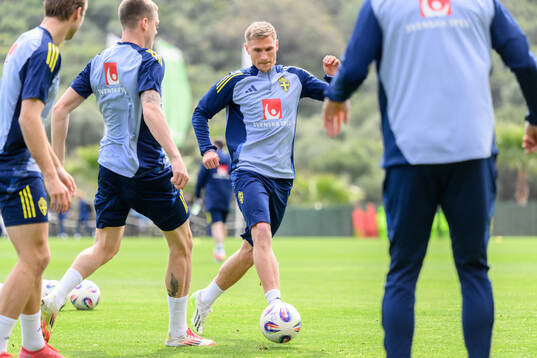Carl Starfelt of the Swedish men's national football team