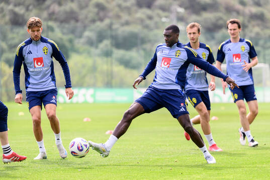 Ken Sema of the Swedish men's national football team